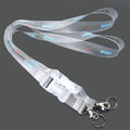 Custom Logo Printed Transparent TPU Lanyard New Design Neck Strap Mobile Phone Holder Silk Screen Printing Manufacture Direct