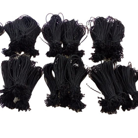 Pre-Tied Metallic Elastic Loop with Knot Colour Hang Tag Cord for Packaging & Printing Products