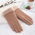 Thicken Fleece Warm Ladies Winter Gloves