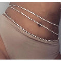 2020 New Design Hot Sell Trendy Cheap Price Sexy Crystal Rhinestone Waist Chain SHBY0198