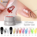 VENALISA Nail Art 5g Spider Gel Wire Drawing Liner Nail Polish Gel DIY Design Black White Silver Gold Neon Color Painting Gel