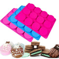 Early Riser Best Sellers 12 Cavity Little Round Aromatherapy Soap Cake Mold Silicone Mold Candle Cake Tool Sets Mouldings