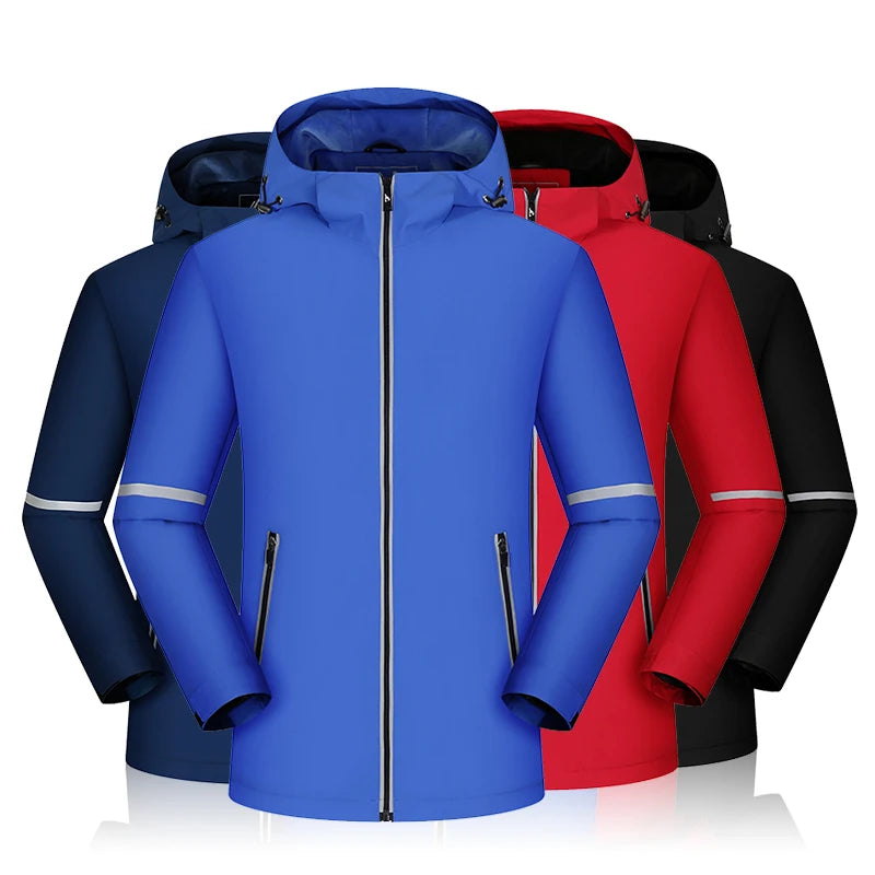 Custom Outdoor Men's Jackets Zip up Designer Wind Breaker Softshell Jacket Soft Shell Water Proof Waterproof Windbreaker Jackets