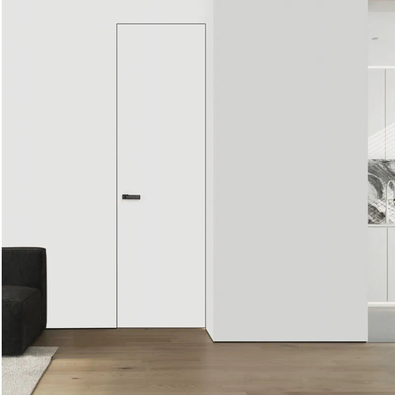 Modern House Door Interior Flush Color Invisible Door Design With Hidden Hinge Frameless Concealed Door