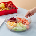 4 Grid Sealed Candy Box Plastic Snack Candy Storage Container Divided Vanity Food Organizer Jewelry Box CLASSIC PS Provided