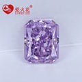 Zircon Synthetic Gemstones Crushed Ice Cut Loose Pinkish Purple Cz Stones Cubic Zirconia