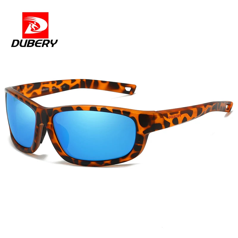 DUBERY Manufacturers Wholesale 2026 New Fashion Sunglasses Men Polarized UV400 TAC  Frame Cycling Sport Vintage Sunglasses