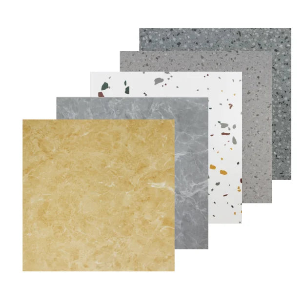 Self Adhesive Pvc Floor Waterproof LVT Luxury Flooring Tiles Glue Down Vinyl Flooring