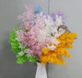 Romantic Real Touch Flower Bouquet Asparagus Decorative Wreaths Preserved Flower Outdoor Indoor Decoration Thanksgiving