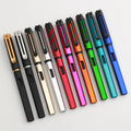 High Grade Matte Signature Plastic Pen Quick Custom LOGO Business Gel Pen 10 Color Mixed Batch Quality Stationery Ballpoint Pen