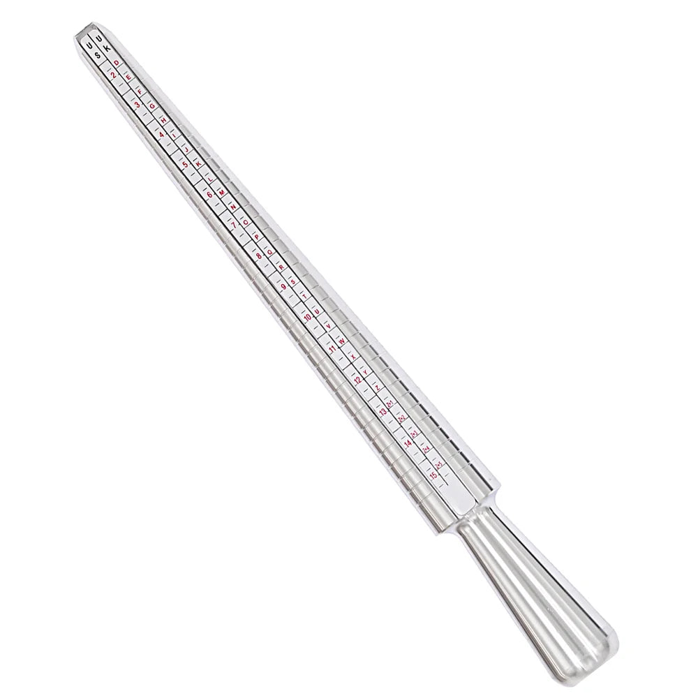 Jewelry Measuring Tool Diameter Adjuster Ring Enlarger Mandrel Stick Aluminum Metal Ring Sizer Mandrel for Ring Measuring
