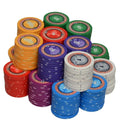 High Quality 10g Custom Logo 39mm Ceramic Poker Chips for Sublimation Wholesale JIAYI Brand Model JY-PC01
