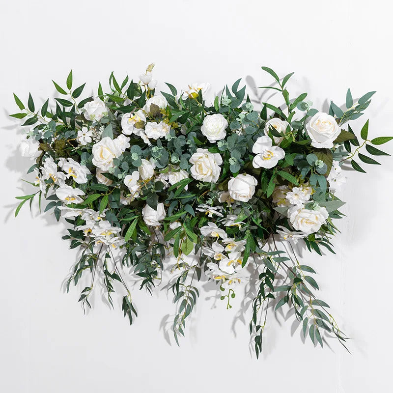 New Design Simulation Wall Hanging Flower Wedding Background Wall Artificial Flowers Outside Decoration for Wedding