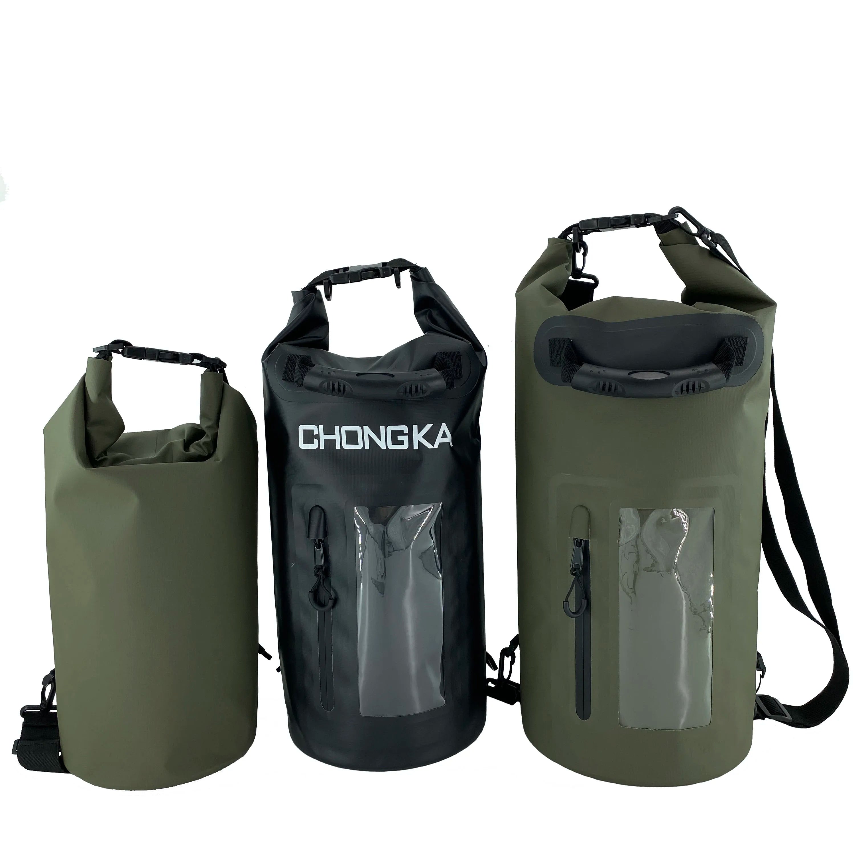 Wholesale Waterproof Dry Bag with Transparent Window and Handle for Travel