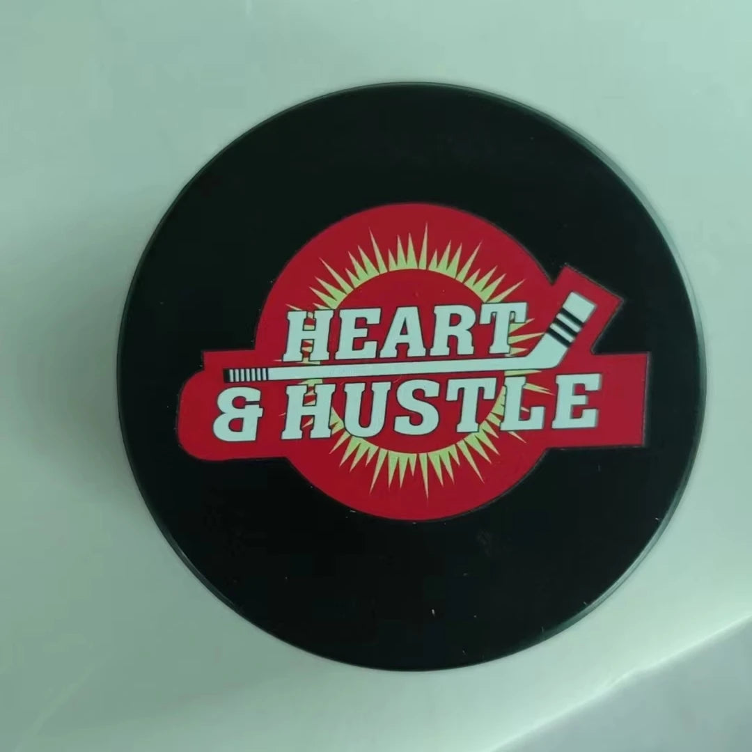 Custom Logo Printing Black Ice Hockey Pucks for Sport Events