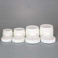 White Big Plastic Cream Jars 300ml 4oz PP Base for Skin Care Cosmetics Eye Cream Lotion Mascara Essential Oil Bleaching Cream