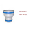 High Quality PE/PP Pipe Connector Bellows Redundant Fittings DN110/DN75 DN160/DN110