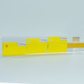 Hookei Supermarket Shop Display Plastic Hanging Display Strip Adhesive Price Shelf Label Tag Holder Data Strip