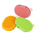 Manufacturer Factory Wholesale Blister Card Packaging Double Sided Pet Bath Brush Cat Dog Shower Brush Dog Wash Massage Brush
