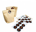 Waterproof Vinyl Roll Stickers Business Brand Logo Adhesive Food Packaging Labels for Pet Food Snack Pizza