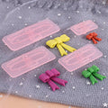 4Pcs/set Tie Bow Plastic Cookie Cutter Molds Fondant Biscuit Sugarcraft Moulds Cake Decorating Tool DIY Baking Molds