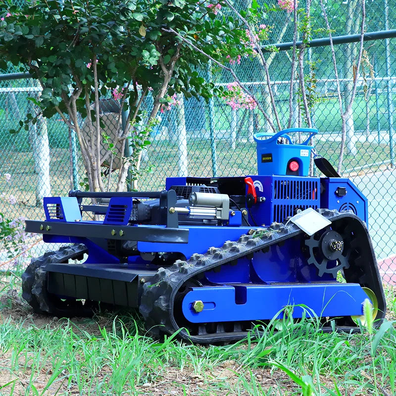 2025 Crawler Remote Control Mower All-Terrain DIY Industrial Single Cylinder Cordless 550mm Cutting Width