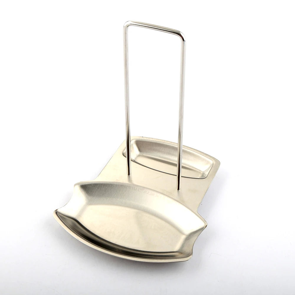 Lid and Spoon Rest Pan Pot Cover Lid Rack Stand Organizer Utensils  Spoon Holder Lid Rest for Spoon Storage
