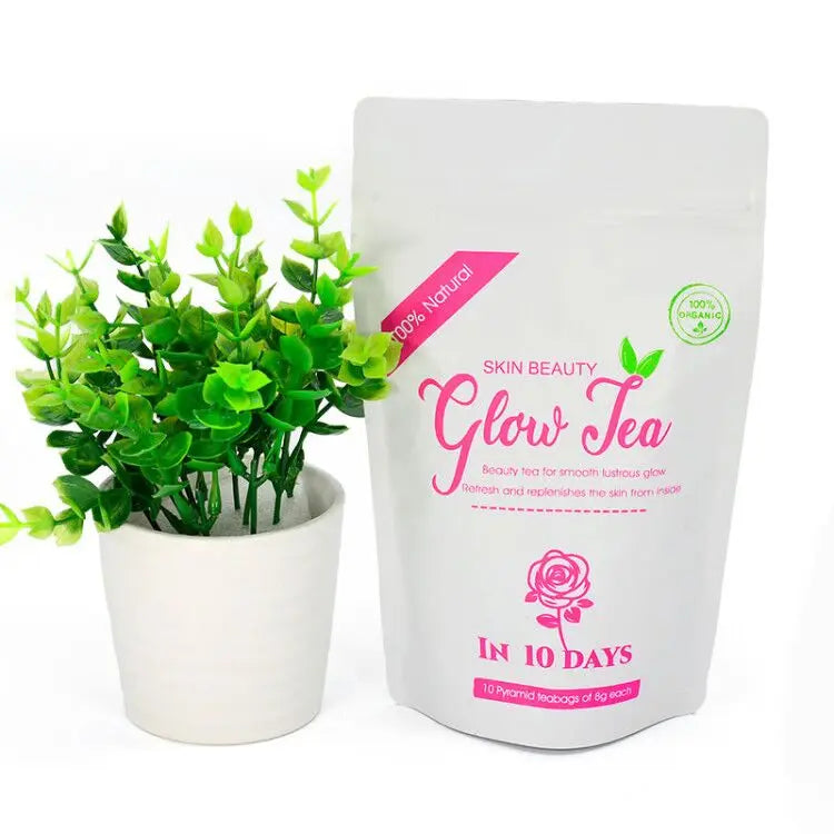 Chinaherbs Daily Wellness Glow Healthy Skin Flavored Glowing Whitening Tea Women Smoothing Tea Bag for Beauty Tea Skin