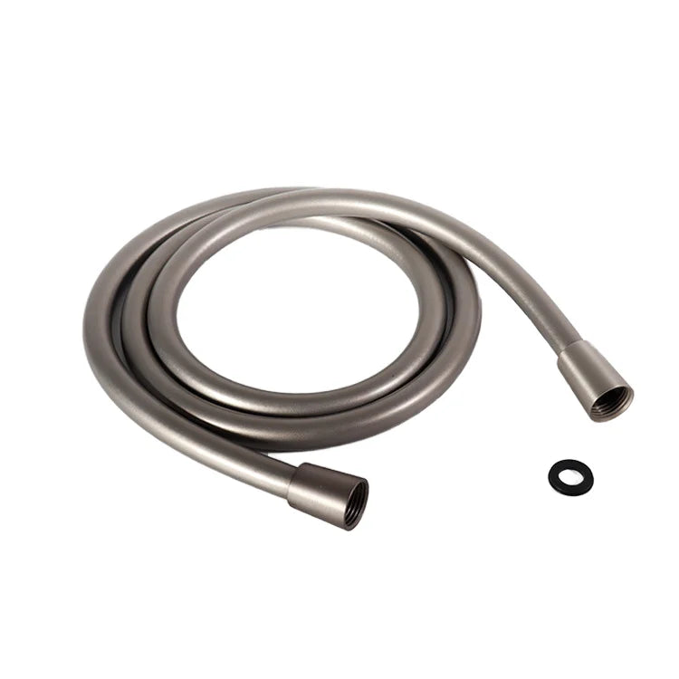 Manufacturer Supplies Ultra-Soft Thickened Rain Shower Head Household Bathroom Gray Shower Hose Gun Flexible Extended