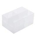 SHIIMOYAMA Large Plastic Rectangle Organizer Storage Drawer with Insert Board for Desk Jewelry Organization
