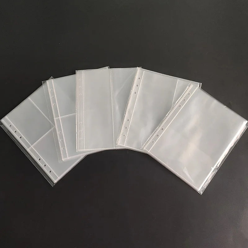 A5 Transparent Binder Inner Page with 6-Hole Photo Storage