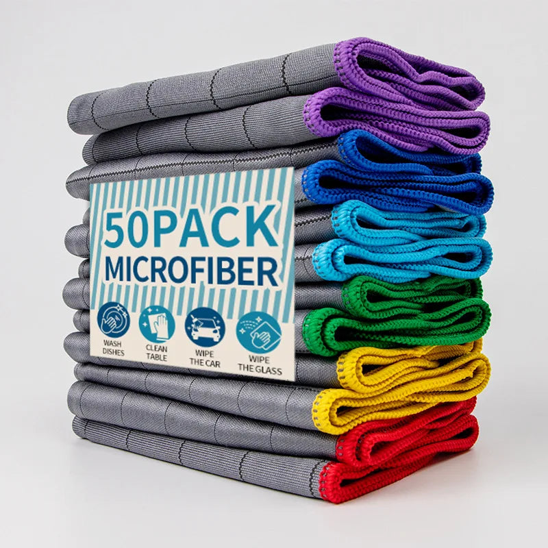 Ultra-fine Fiber Kitchen Oil Absorbing Cleaning Cloth Multifunctional Household Dishwashing Cloth Wholesale MegaBDM
