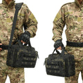 Tactical Gun Range Bag Shooting Range Duffle Bag with 6X Magazine Slots Extra Pockets Shoulder Strap for Ammo and Essentials