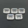 Octagon 5x3mm ~20x15mm Good Quality Crystal Faceted Gemstone Natural Quartz Clear Quartz for Jewelry Making Natural White Quartz