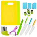 15-Piece Children's Cooking Tool Set Special Bread Knife Suit Baking Family Kindergarten Early Education Fruit Plastic Knife
