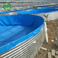 Lvju Metal Galvanized Water Tank 10 Foot Galvanized Stock Tank for Irrigation Water Store/ Fire Protection