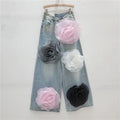 Wholesale 2026 Summer New Product Design Sense High Waist Korean Edition Versatile Slim Straight Leg Wide Leg Women's Jeans