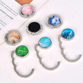 Foldable Hook Office Desktop Bag Hanging Device Desk Punch-free Bag Hanging Device Portable Folding Bag Hook