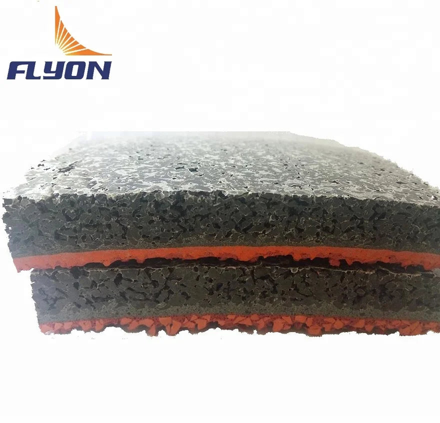 2023 Flyon Sports Flooring From China 13mm Tartan Track with Spray Coating for Athletic Running for Sports
