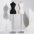 Mannequins Tailor With Torso and Base 1/2 Torso Mannequin Female Tailor White Lady Mannequins Tailor With Torso and Base