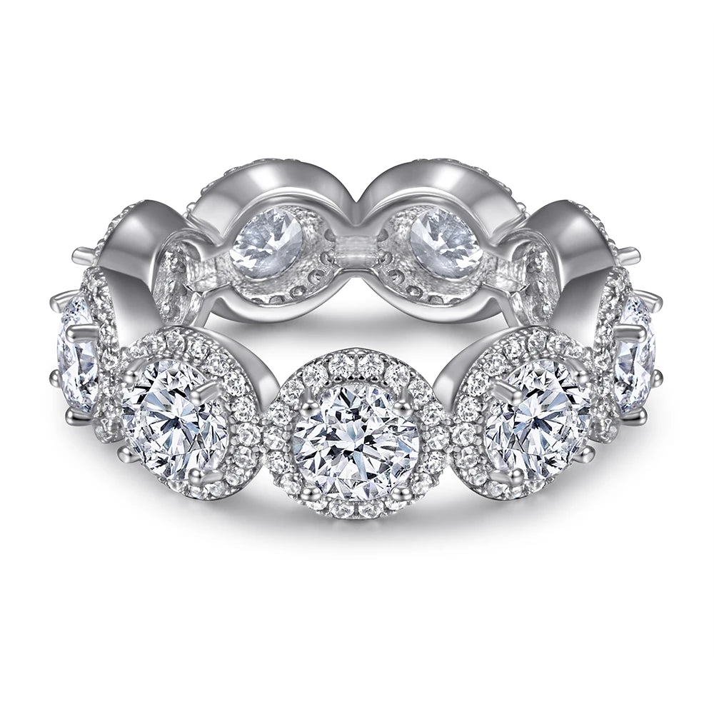 High Quality 925 Sterling Silver Jewelry Wedding Rings for Women