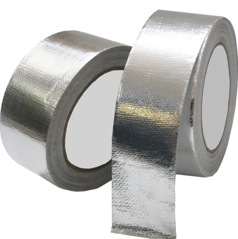 Aluminum Foil Duct Acrylic Adhesive Tape Single Sided Waterproof Seal Against Moisture Leak-Proof