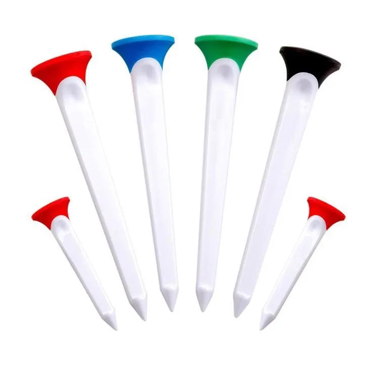 Blank All Weather 44mm / 80mm Soft Rubber Top ABS Plastic Durable Golf Tee