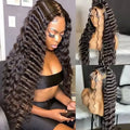 Loose Deep Wave Transparent HD 13x4 13x6 360 Full Lace Front Frontal Wig Glueless Brazilian Pre Pluck Raw Lace Human Hair Wigs