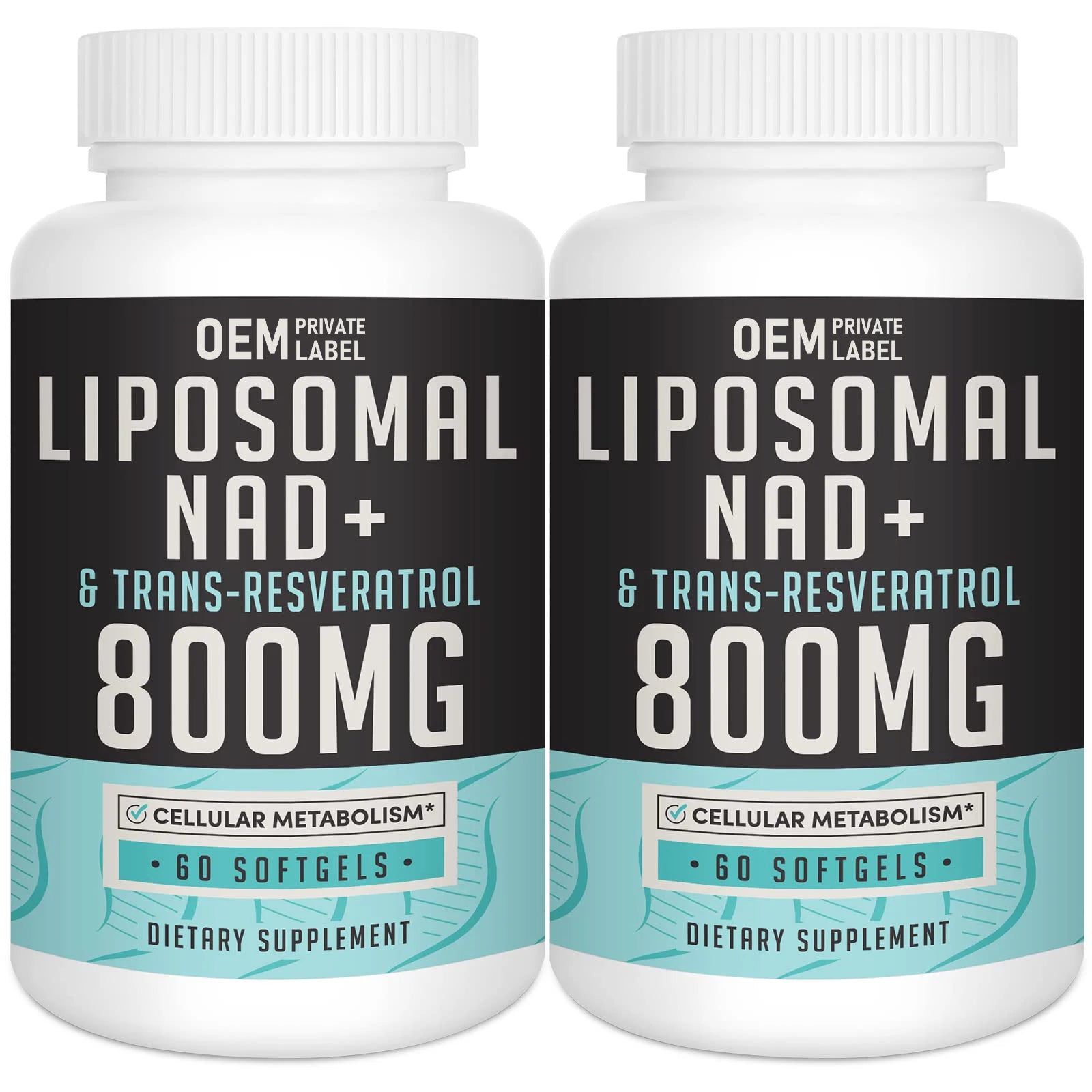 OEM NAD Supplement Liposomal Cellular Energy Brain Muscle Repair Formula NAD Pure Max Absorption for Men