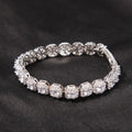 Hip Hop Zircon Full Zirconia Rock Sugar Bracelet Light Luxury Accessory High-end Men's Jewelry Accessories