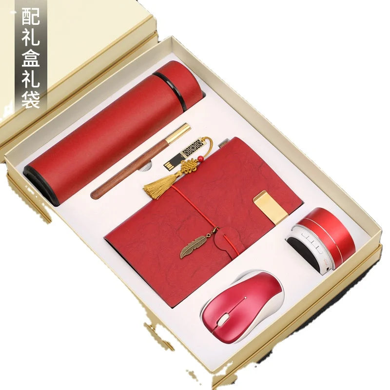 Cheap Price Hot Water Bottle Gift Set for Business Vacuum Temperature Bottle Gift Set With Custom logo