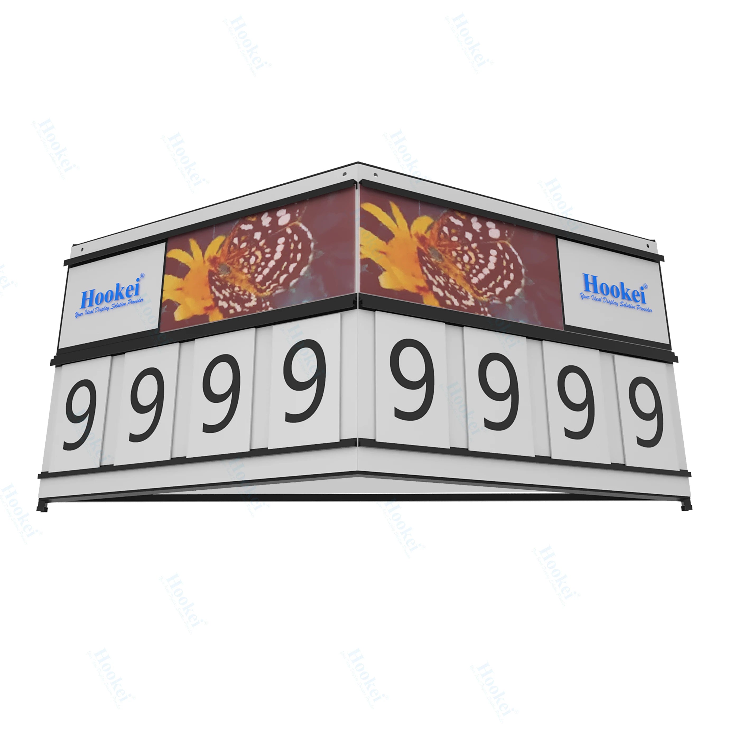 Hookei Supermarket Plastic Display Frames Sign Board Price Card Holder with A3 A4 A5 Sign Frame