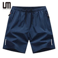 OEM Hot Selling Custom Wholesale Summer Men Sports Jogging Running Thin Zipper Pockets Plus Size Board Shorts