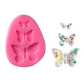 Hengya 3D Butterfly 3 Sizes DIY Candy Chocolate Molds Silicone Cake Decorating Tools Fondant Moulds Silicon Resin Mold
